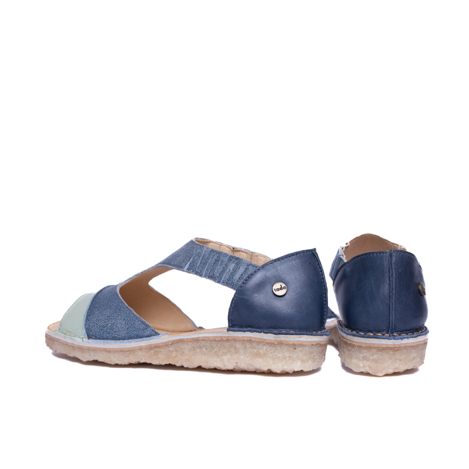 Sandalia Nina Menta Azul Cobalto