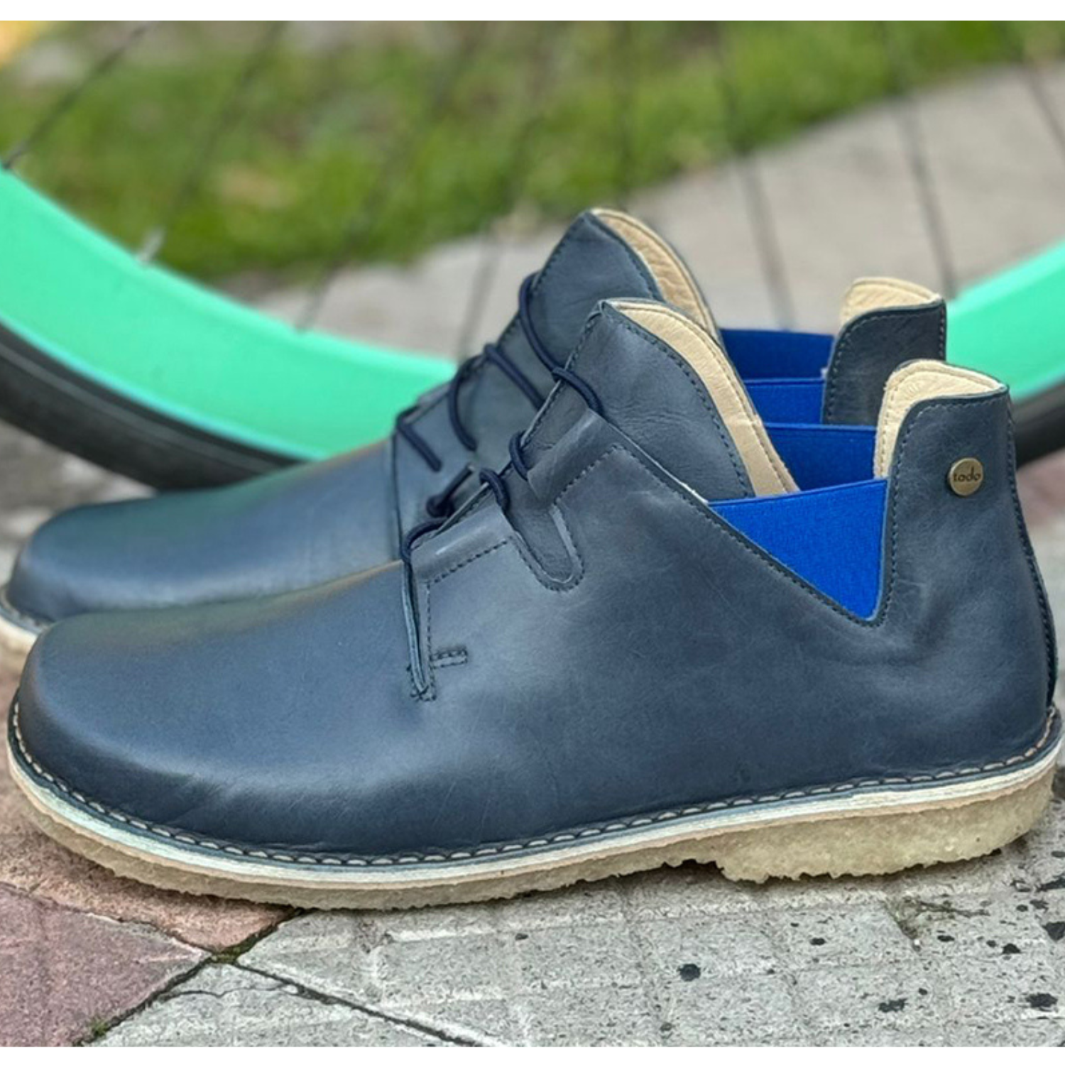 Zapato Magovi Hombre Azul Cobalto