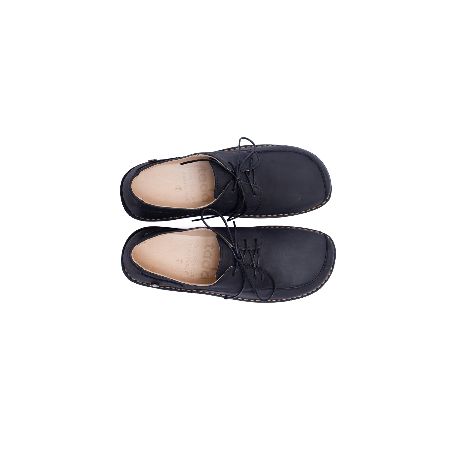 Zapato Folke Mujer Negro Cera