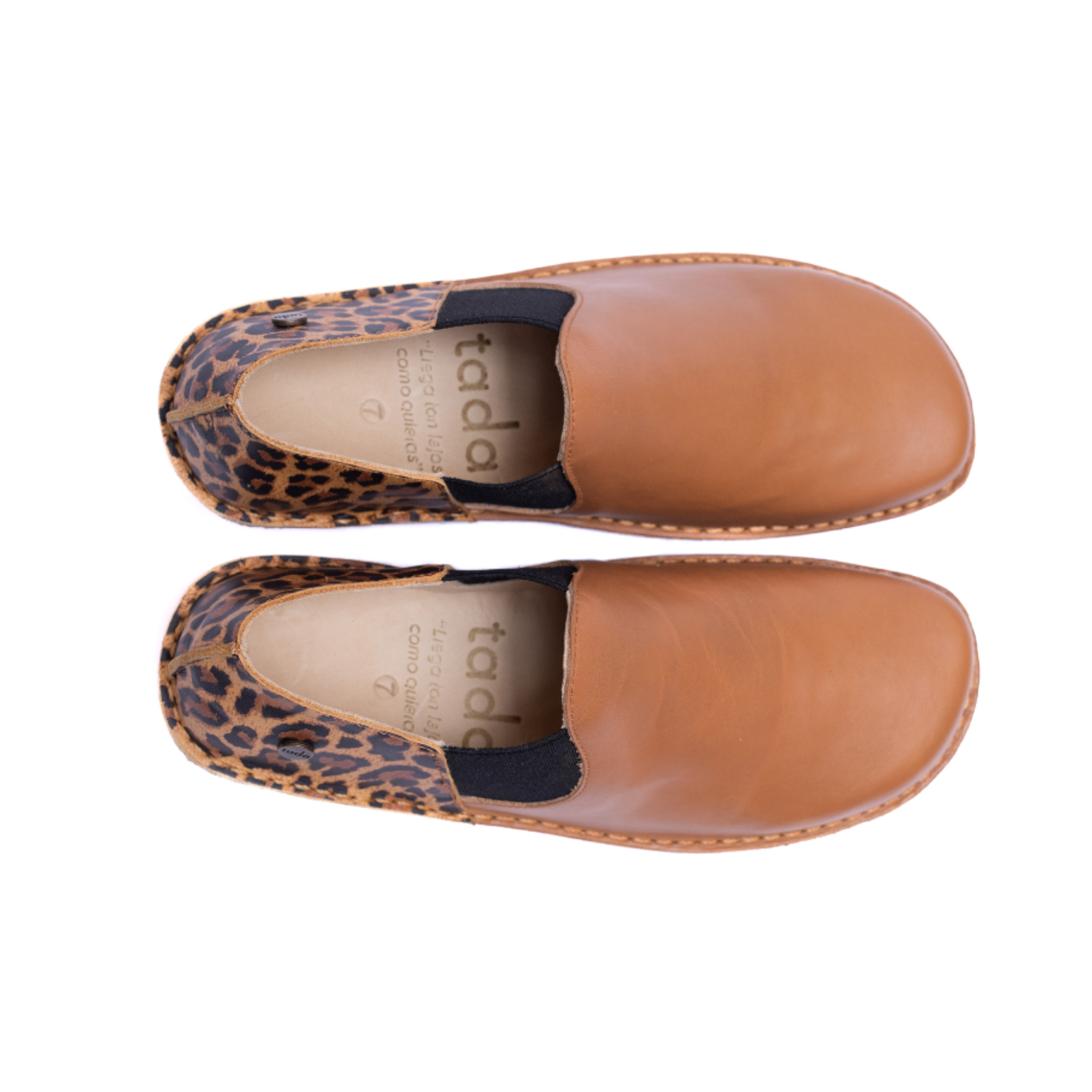 Zapato Fragata Mujer Miel Animal Print