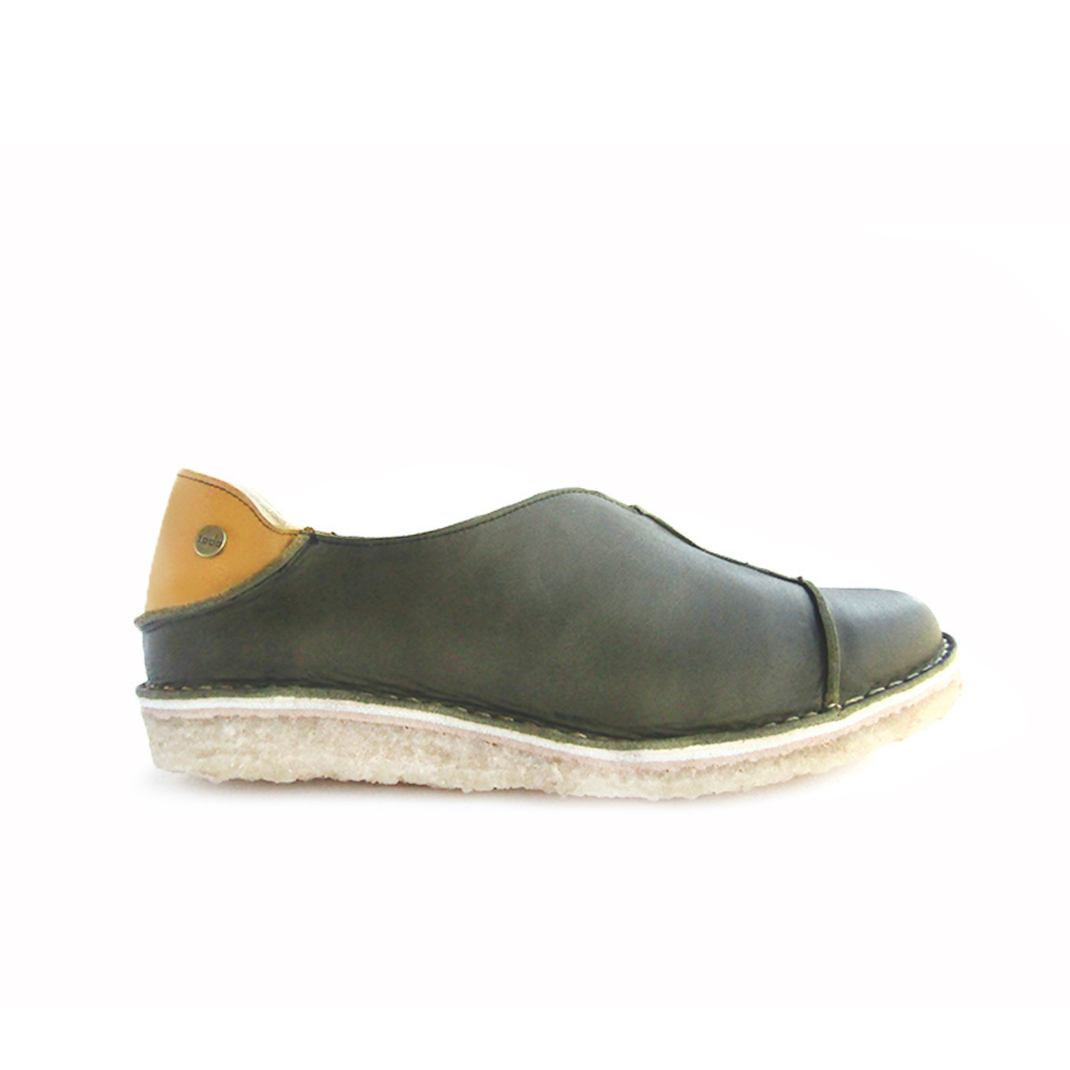 Zapato Eva Mujer Olivo Cera Maiz