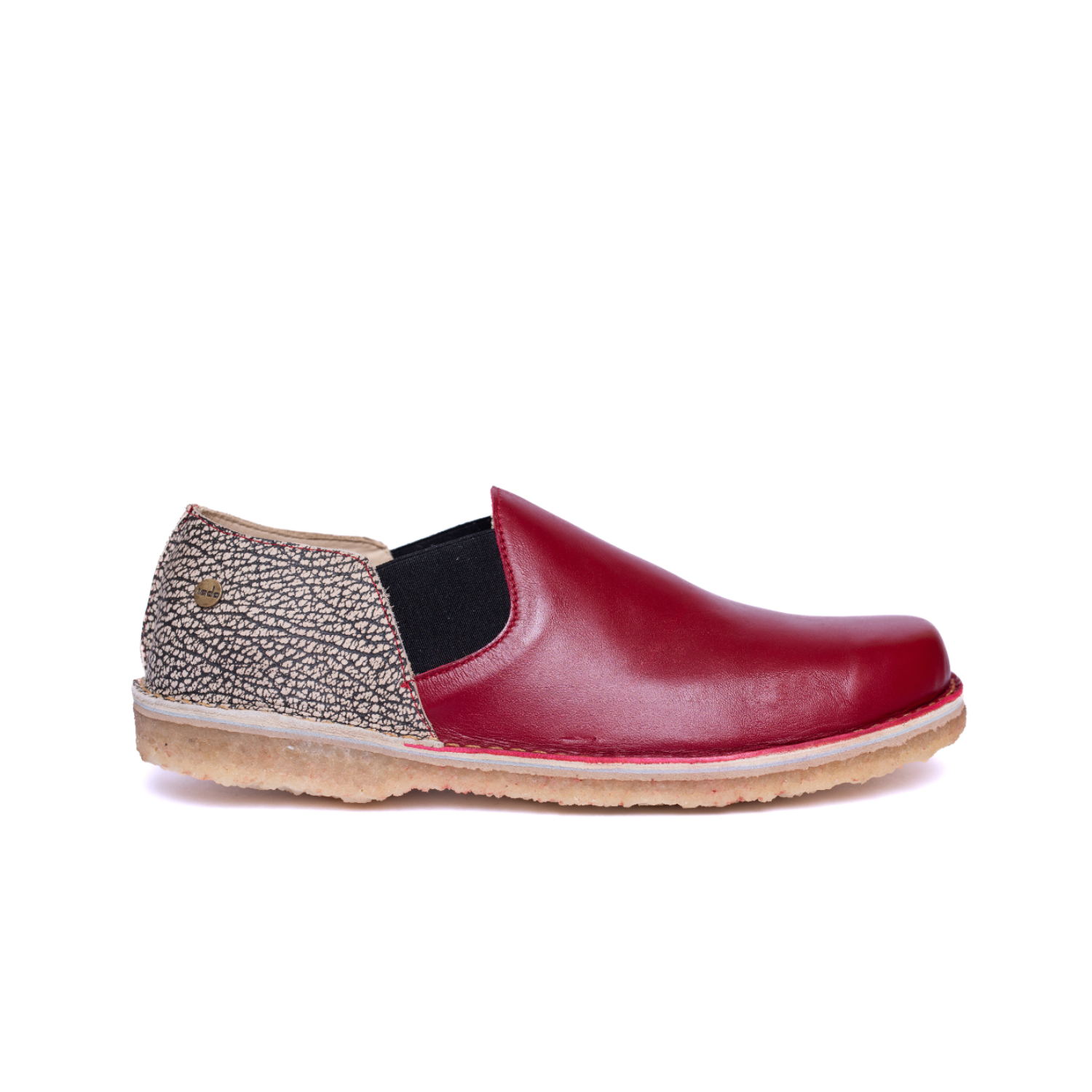 Zapato Fragata Hombre Rojo Jaspe