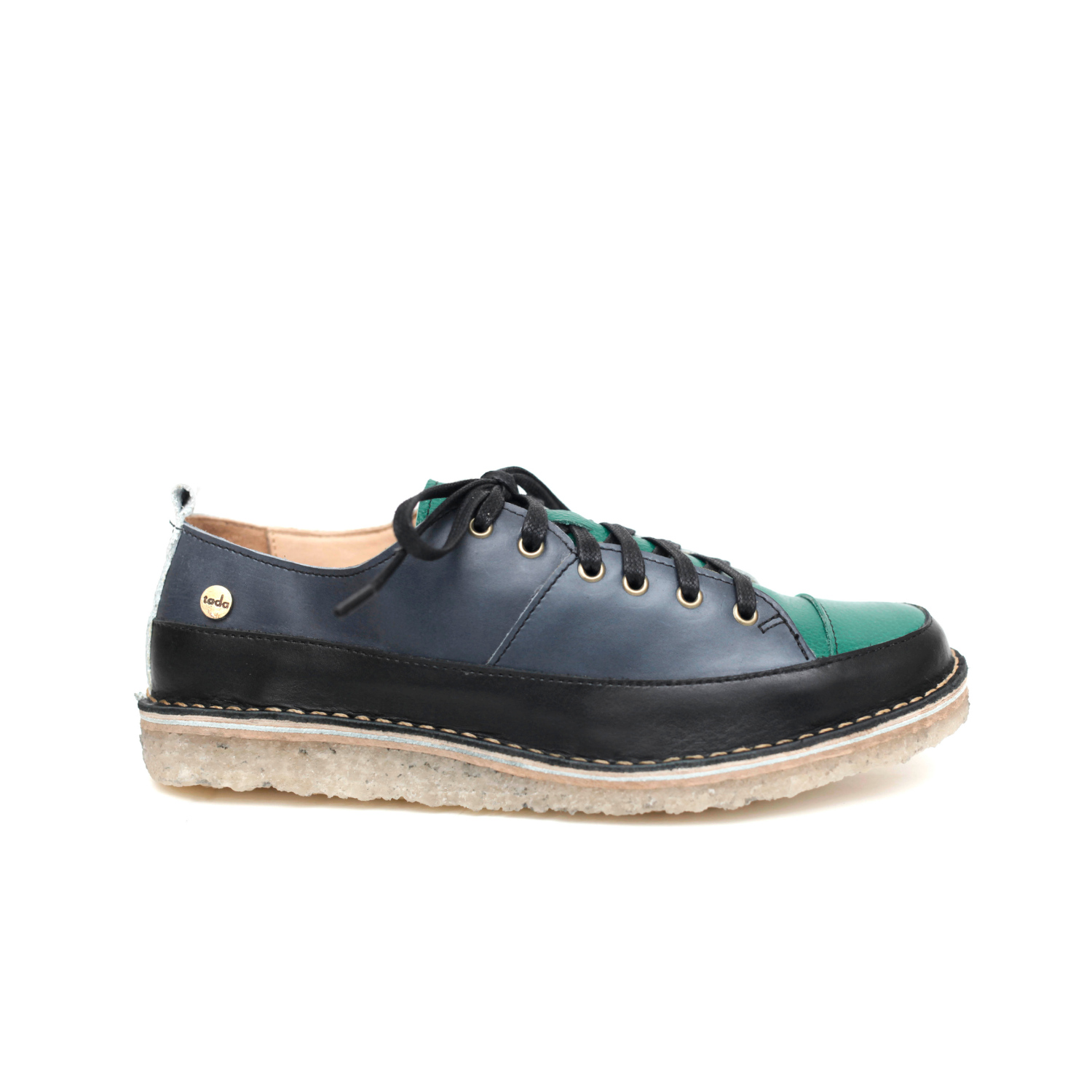 Zapato Kutsu Mujer Blanco y Verde