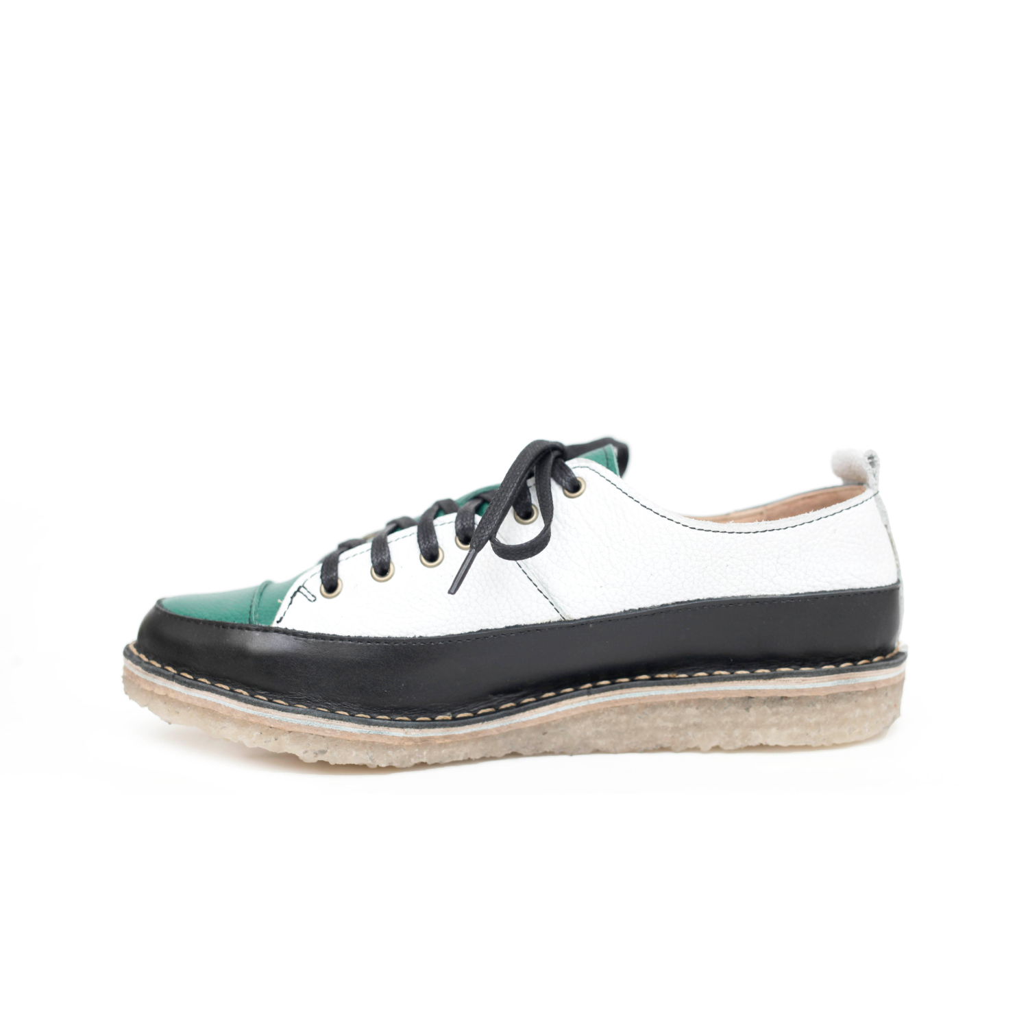 Zapato Kutsu Mujer Blanco y Verde