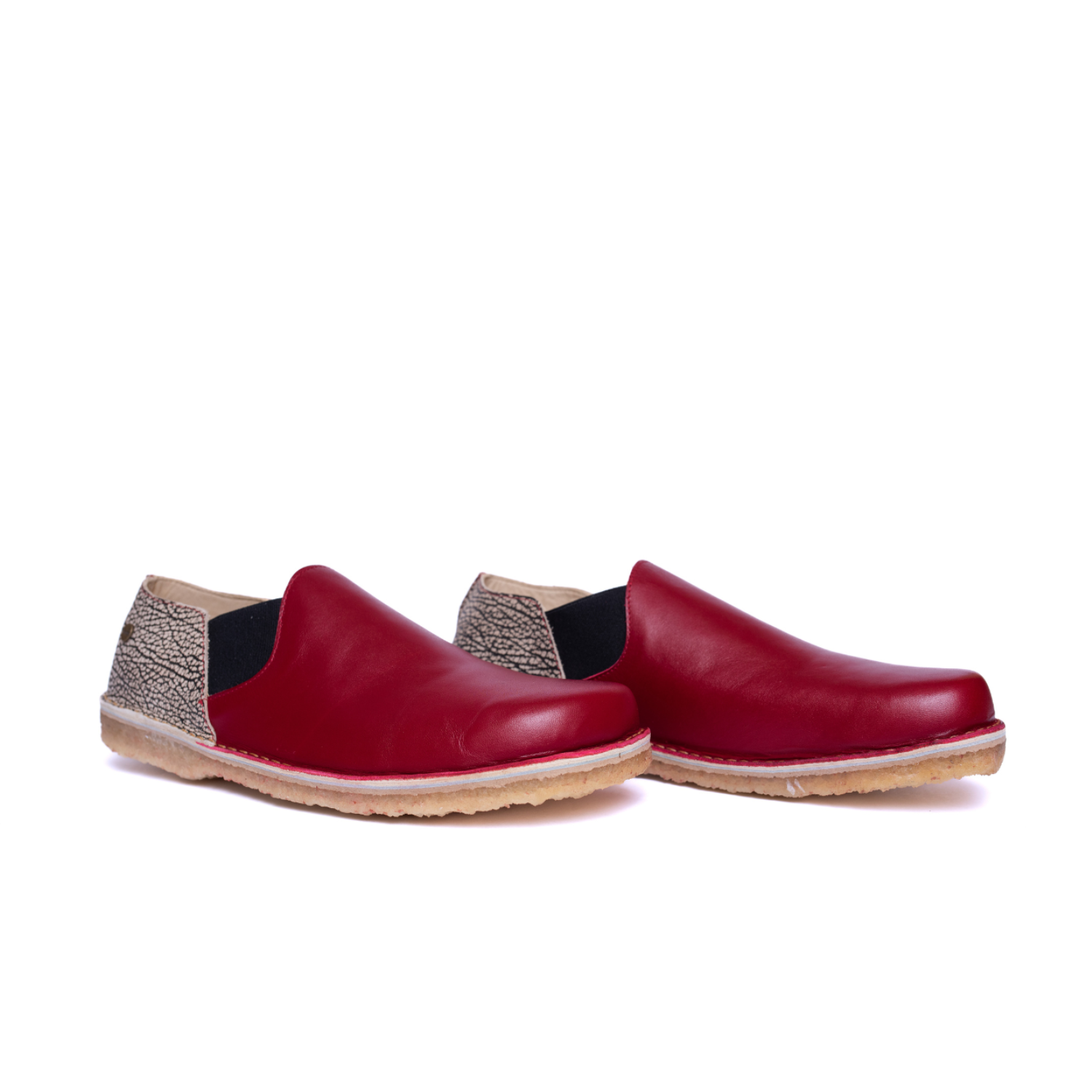 Zapato Fragata Hombre Rojo Jaspe