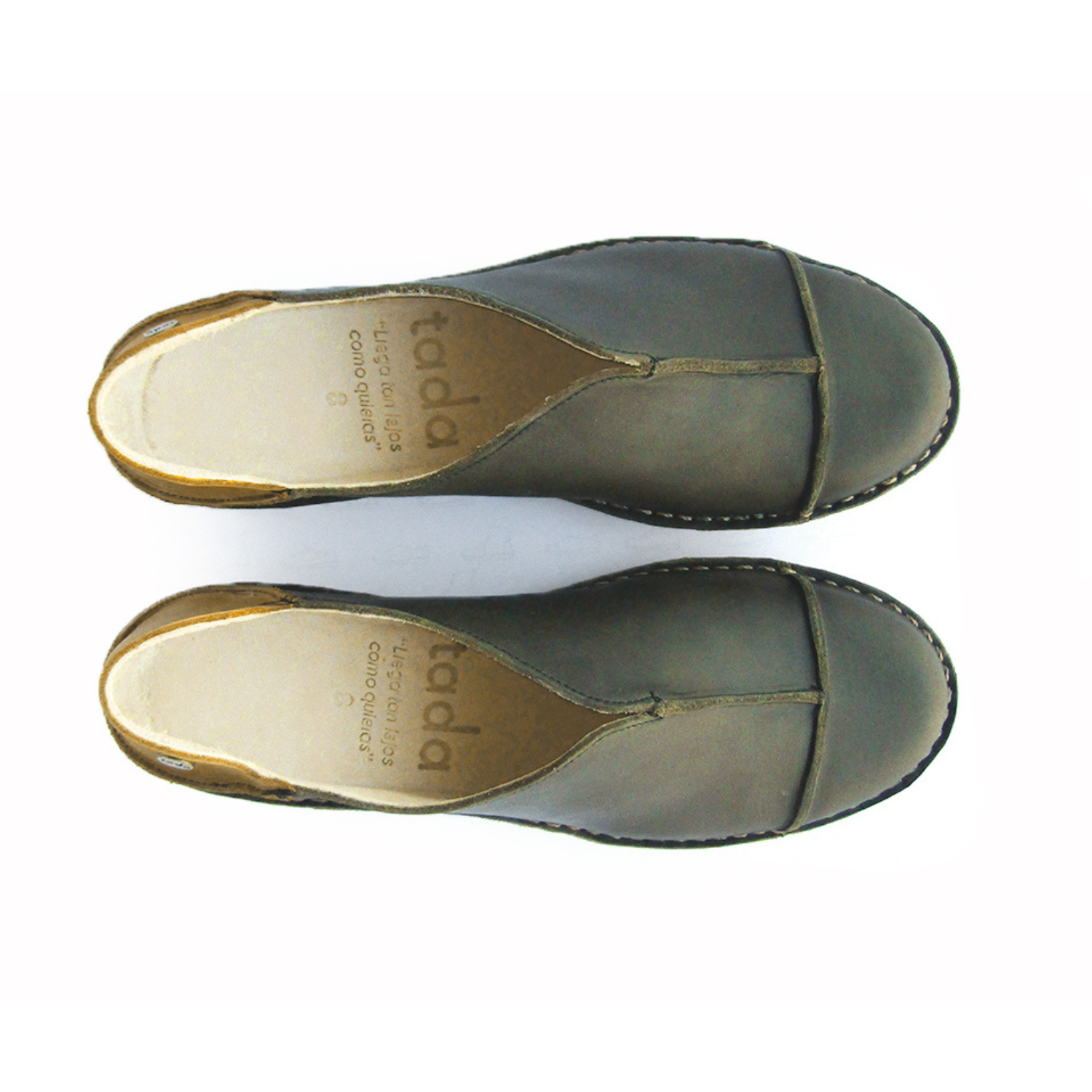 Zapato Eva Mujer Olivo Cera Maiz