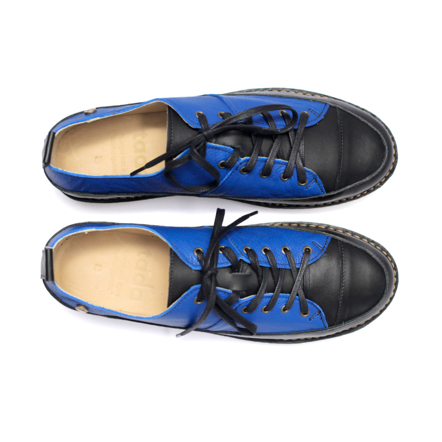 Zapato Kutsu Hombre Azul Poro
