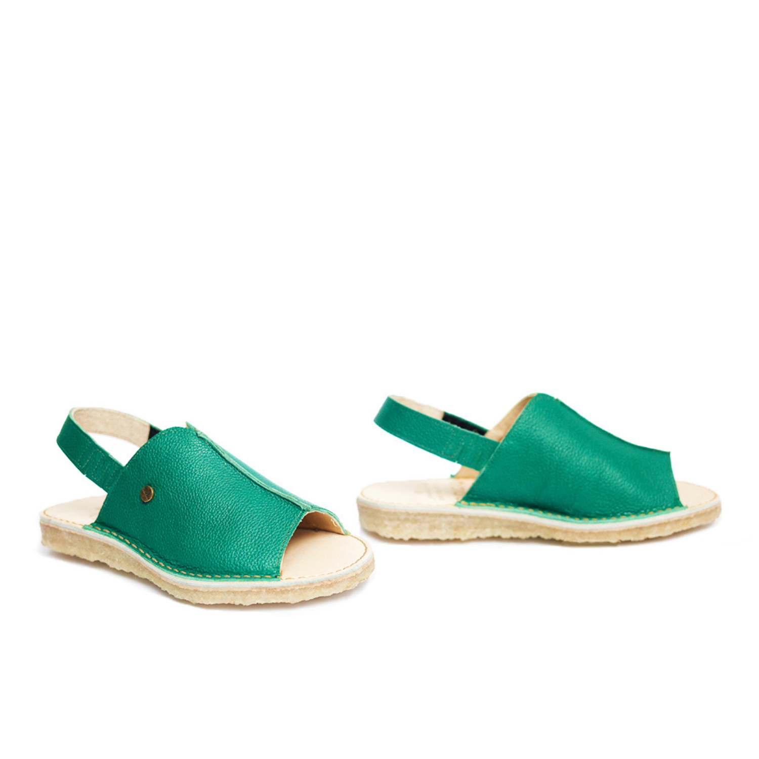 Sandalia Hiroko Verde Poro