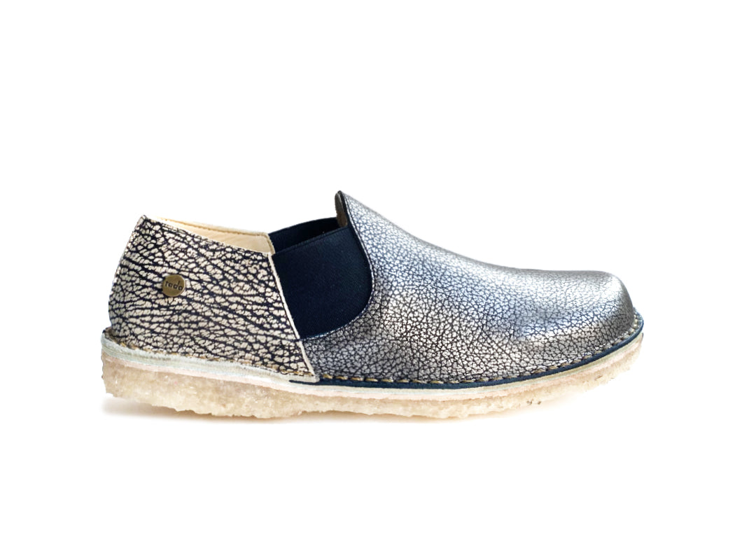 Zapato Mujer Fragata Plata Craque y Jaspe