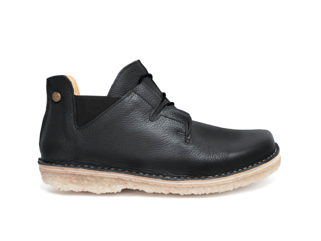 Zapato Magovi Hombre Negro Poro