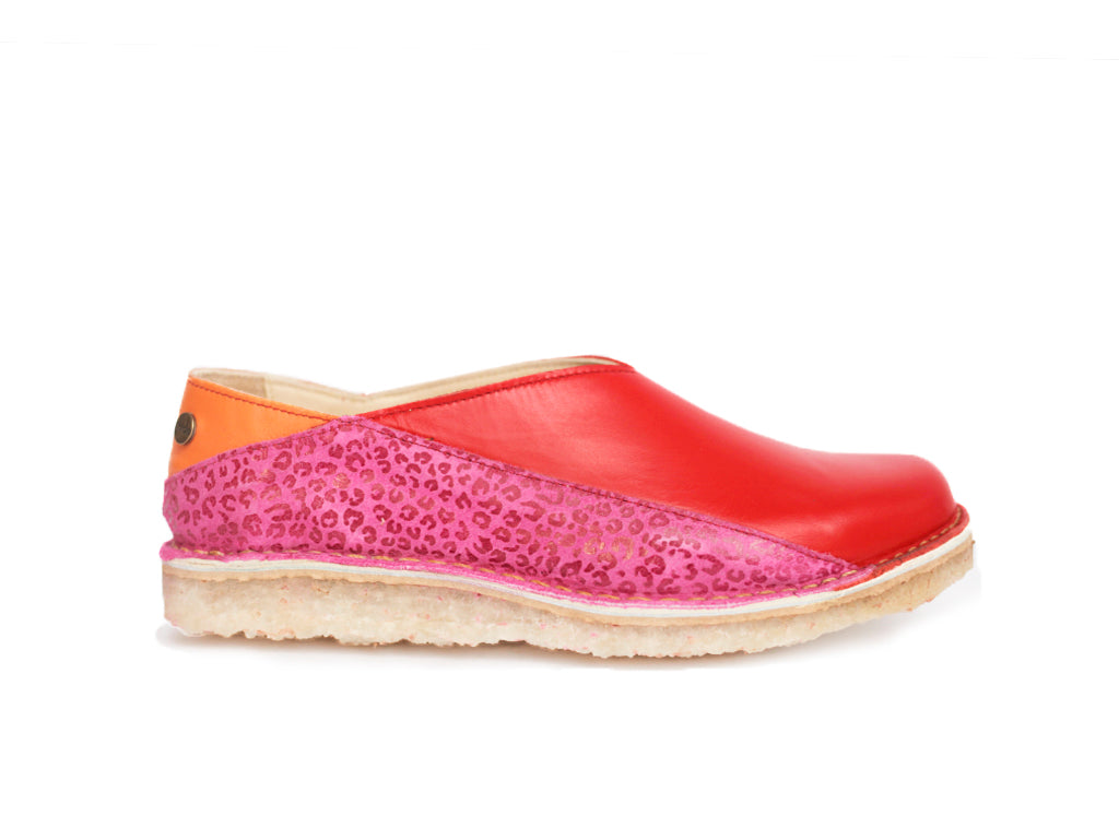 Zapato Mitsue Mujer Rojo y Fucsia