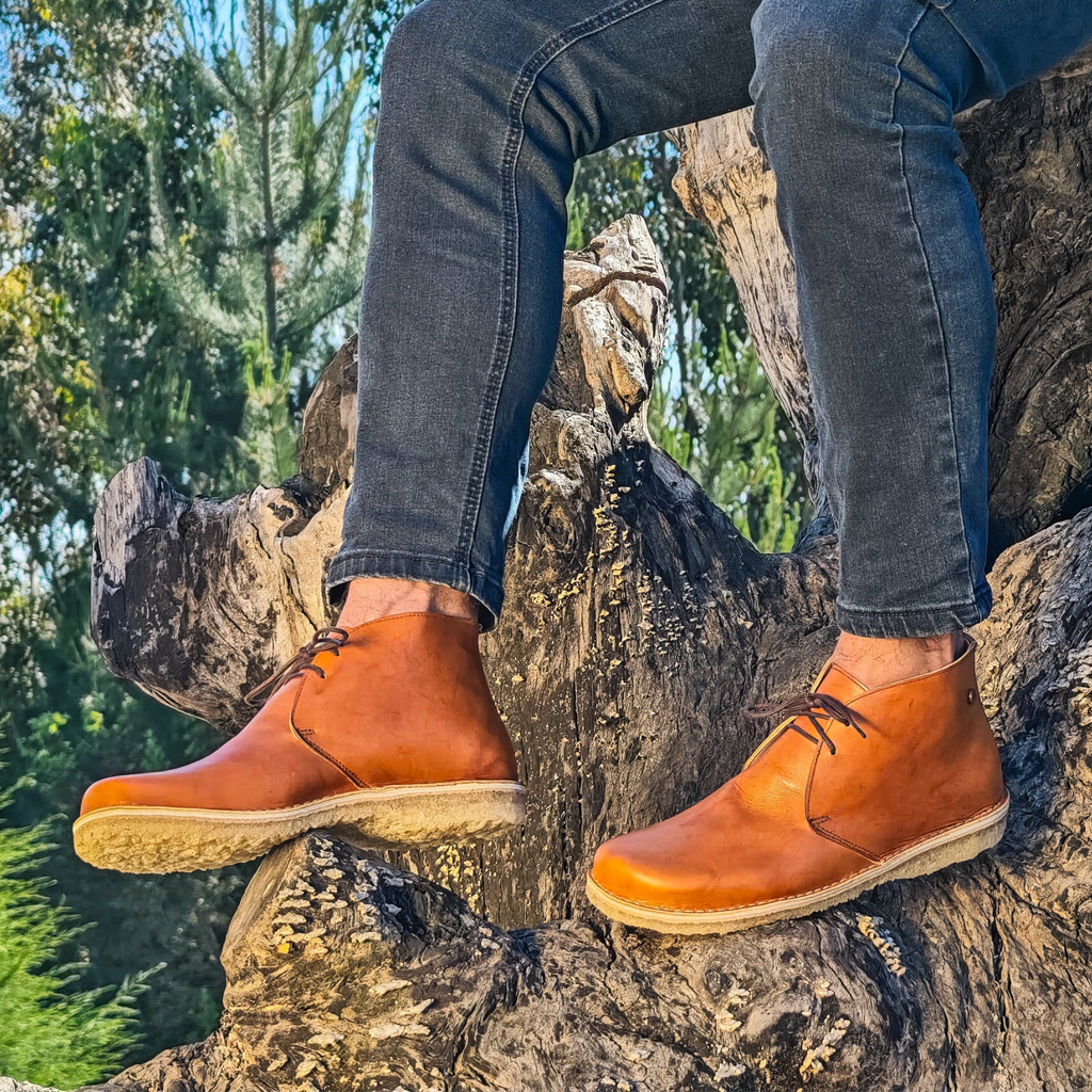 Zapato Leñador Hombre Curry