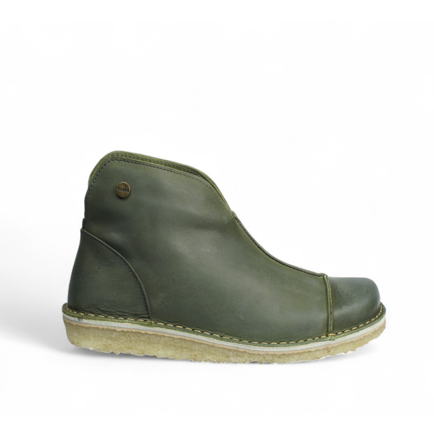 Botín Rhino Mujer Olivo Cera