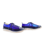 Zapato Kutsu Mujer Negro y Azul Metalizado