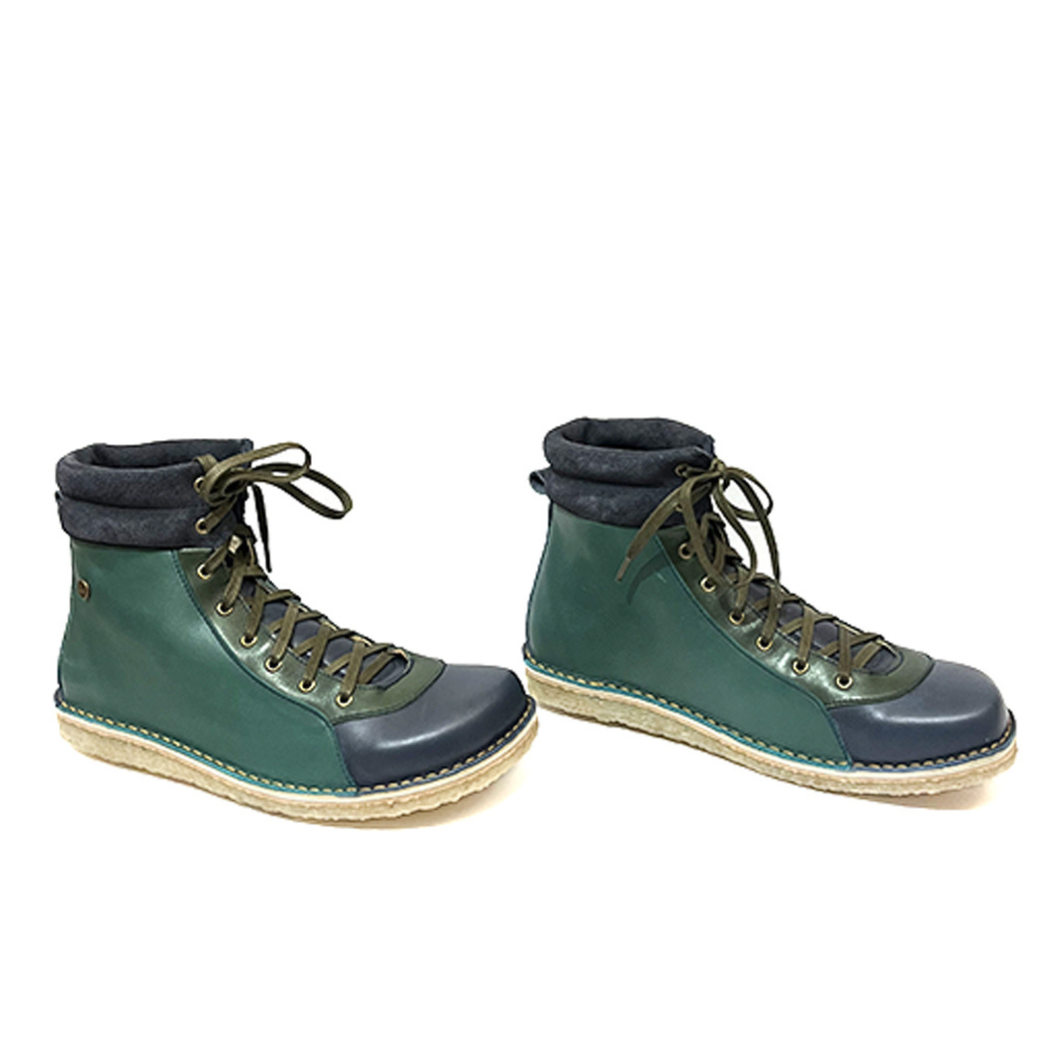 Botín Alpino Hombre Turquesa