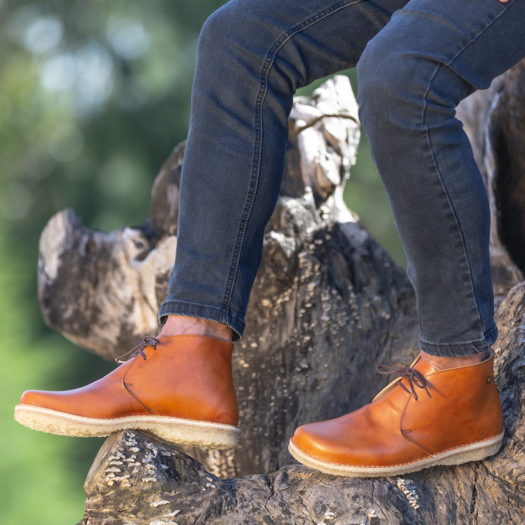 Zapato Leñador Hombre Curry