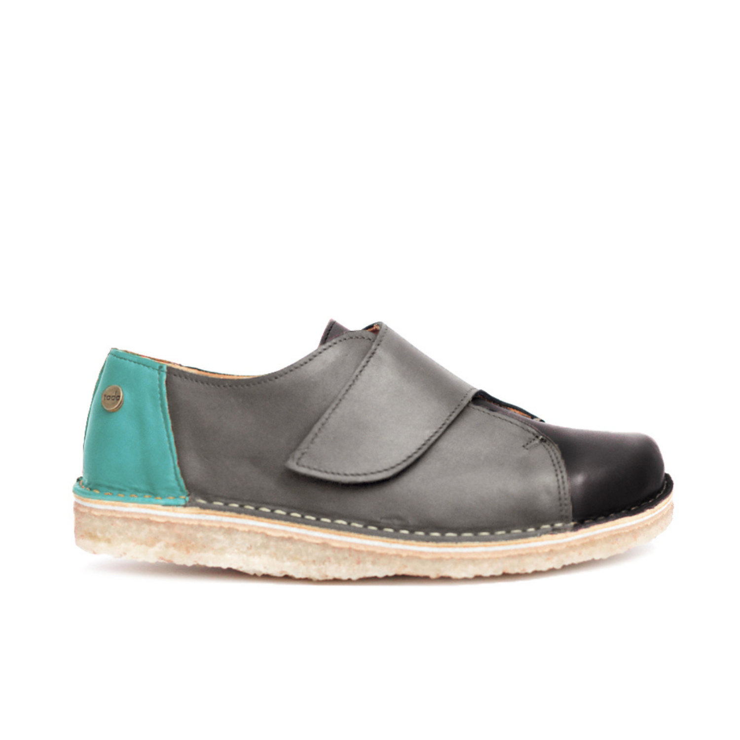 Zapato Arno Mujer Negro Gris Turquesa