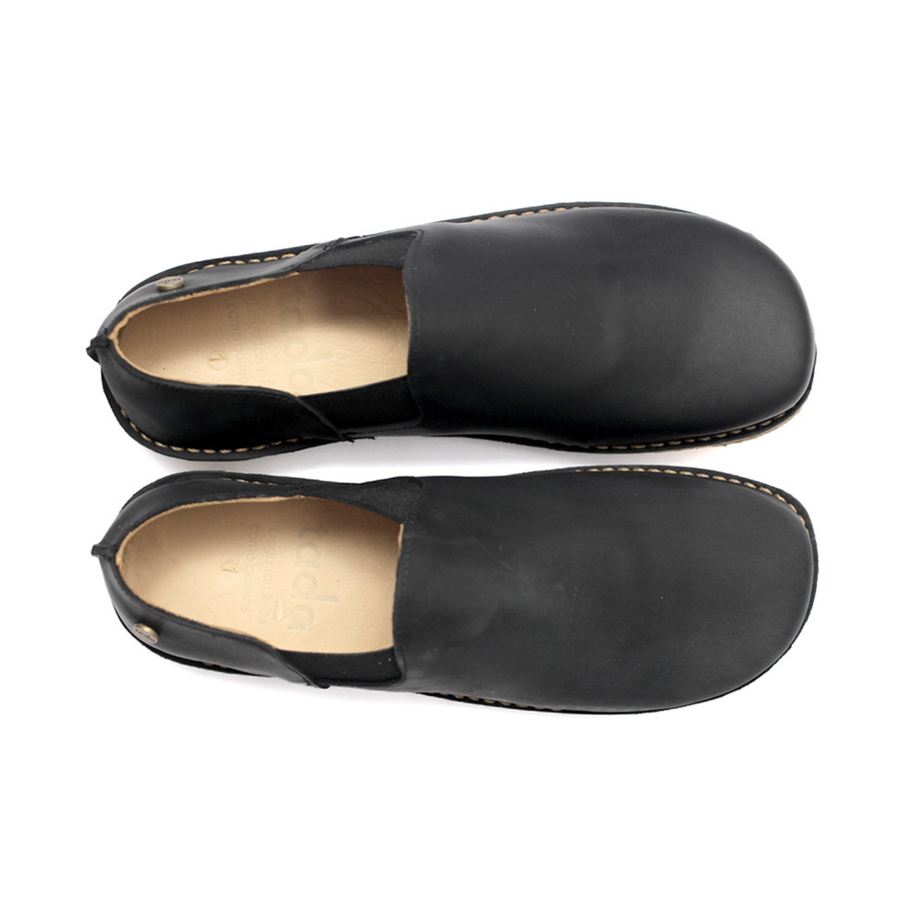 Zapato Fragata Hombre Negro Cera