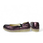 Zapato Reina Mujer Burgundy Metal