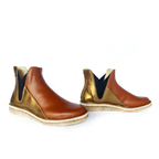 Botín Taina Mujer Caramelo Bronce