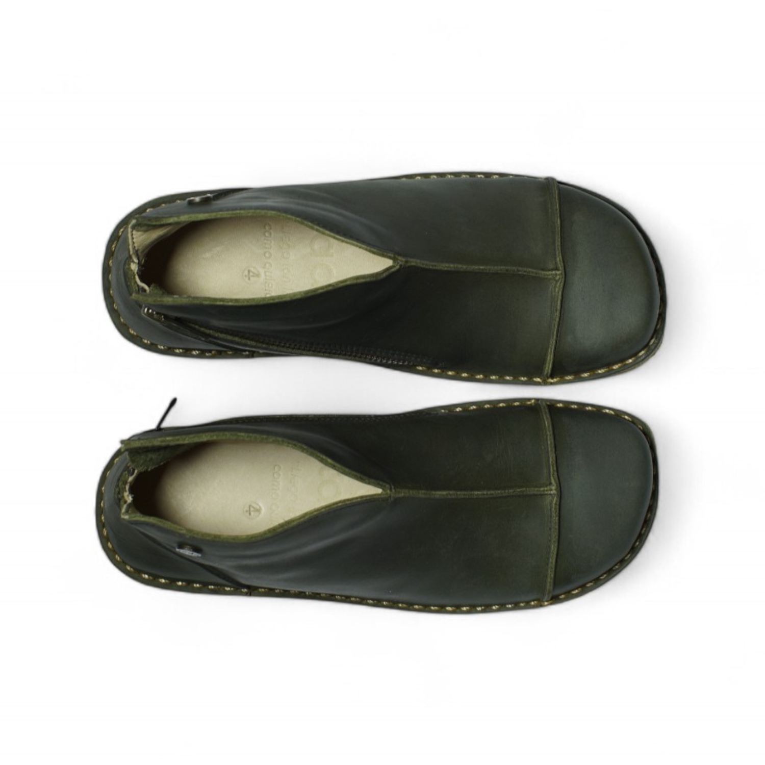 Botín Rhino Mujer Olivo Cera