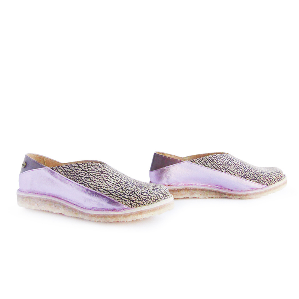 Zapato Mitsue Mujer Jaspe y Violeta