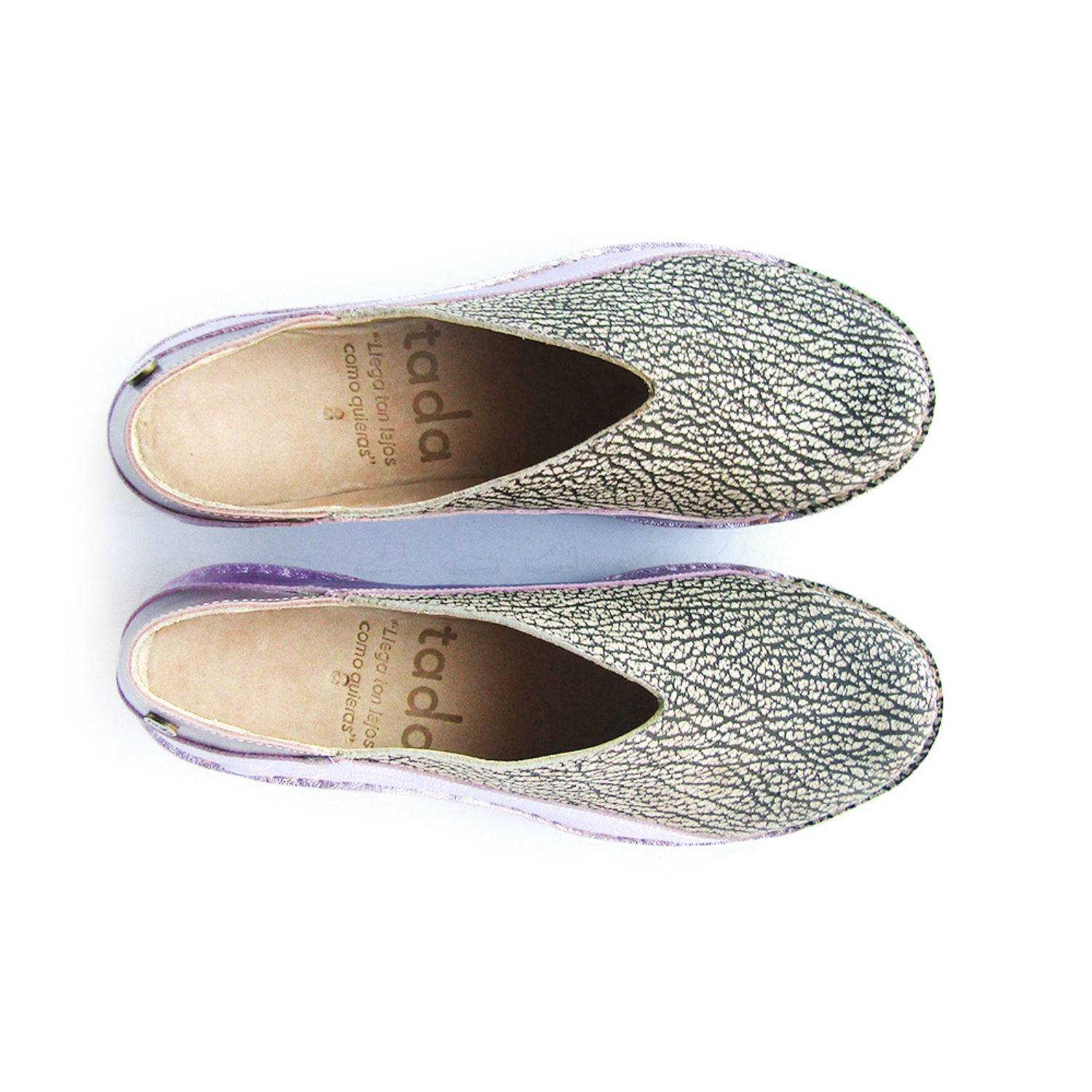 Zapato Mitsue Mujer Jaspe y Violeta