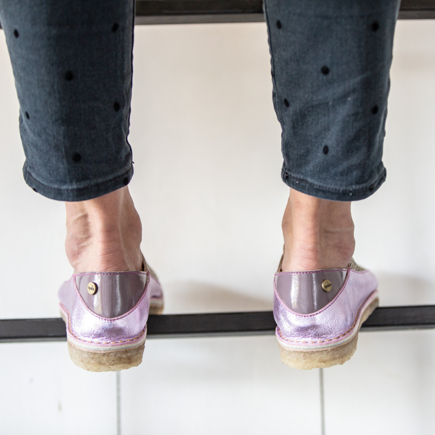 Zapato Mitsue Mujer Jaspe y Violeta