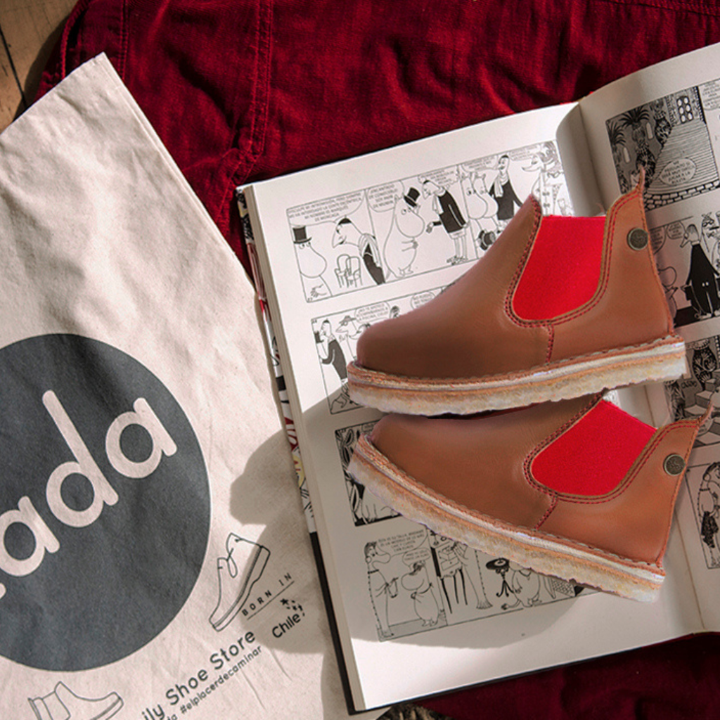 Botín Little Beat Caramelo