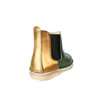 Botín Beat Mujer Verde Inglés Bronce