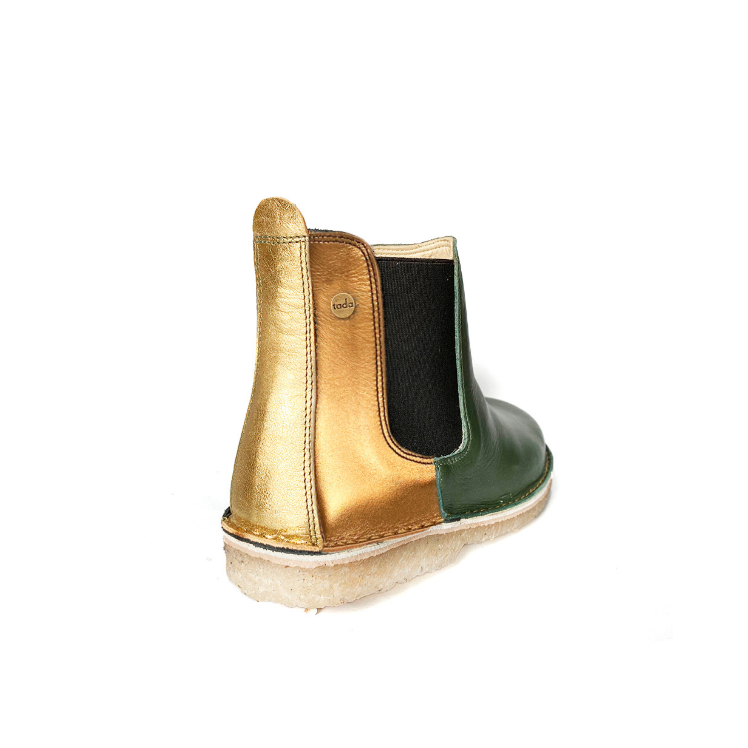 Botín Beat Mujer Verde Inglés Bronce