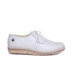 Zapato Derby Mujer Crema Poro