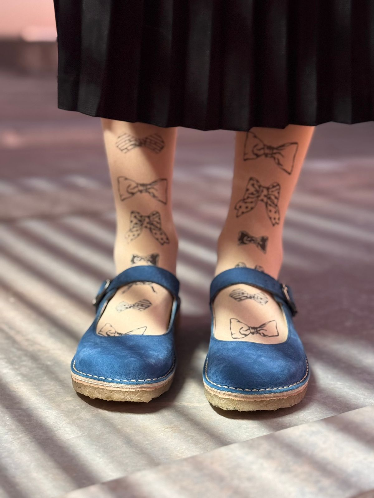 Zapato Flora Azul Rey