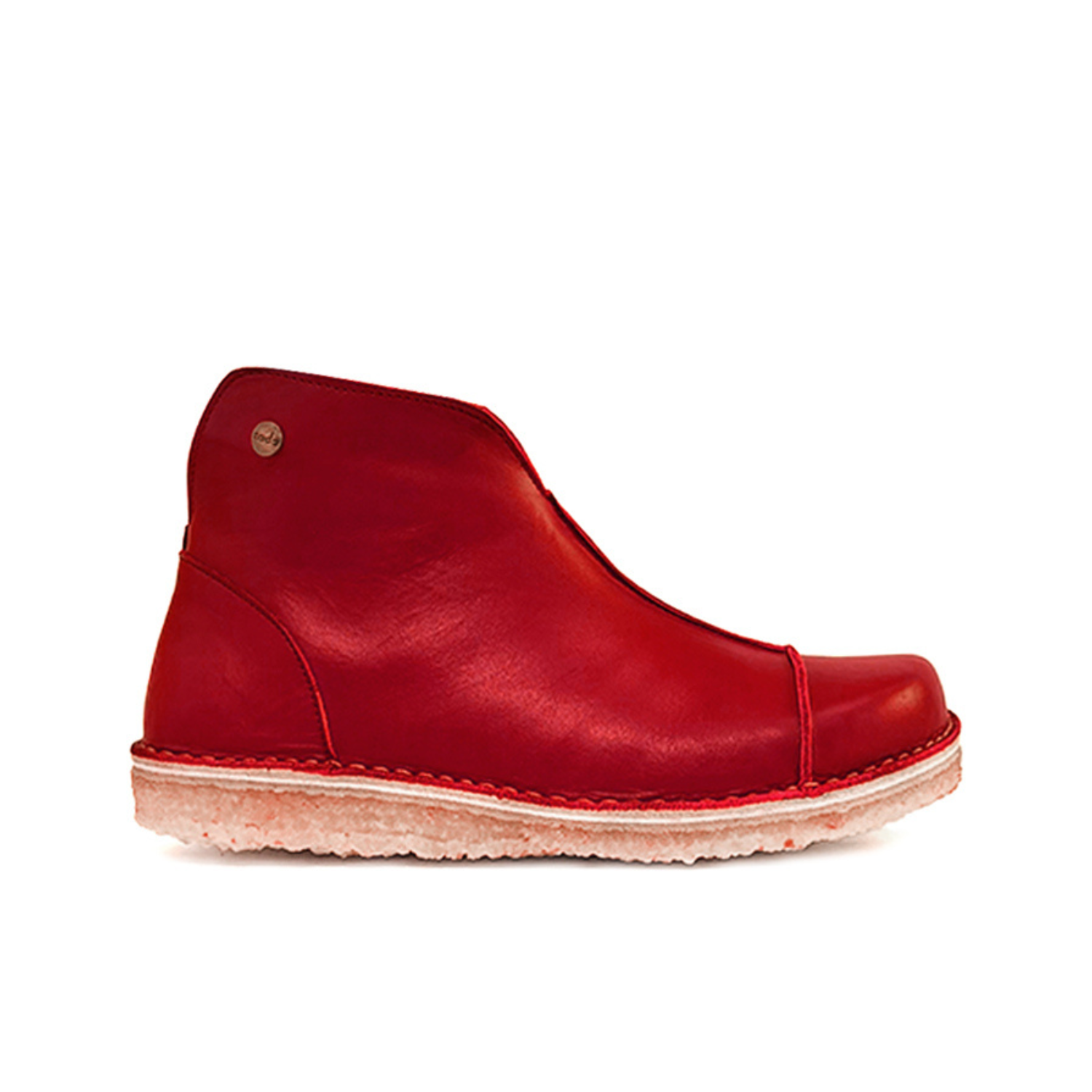 Botín Rhino Mujer Rojo Italiano