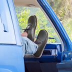 Zapato Leñador Hombre Olivo Cera