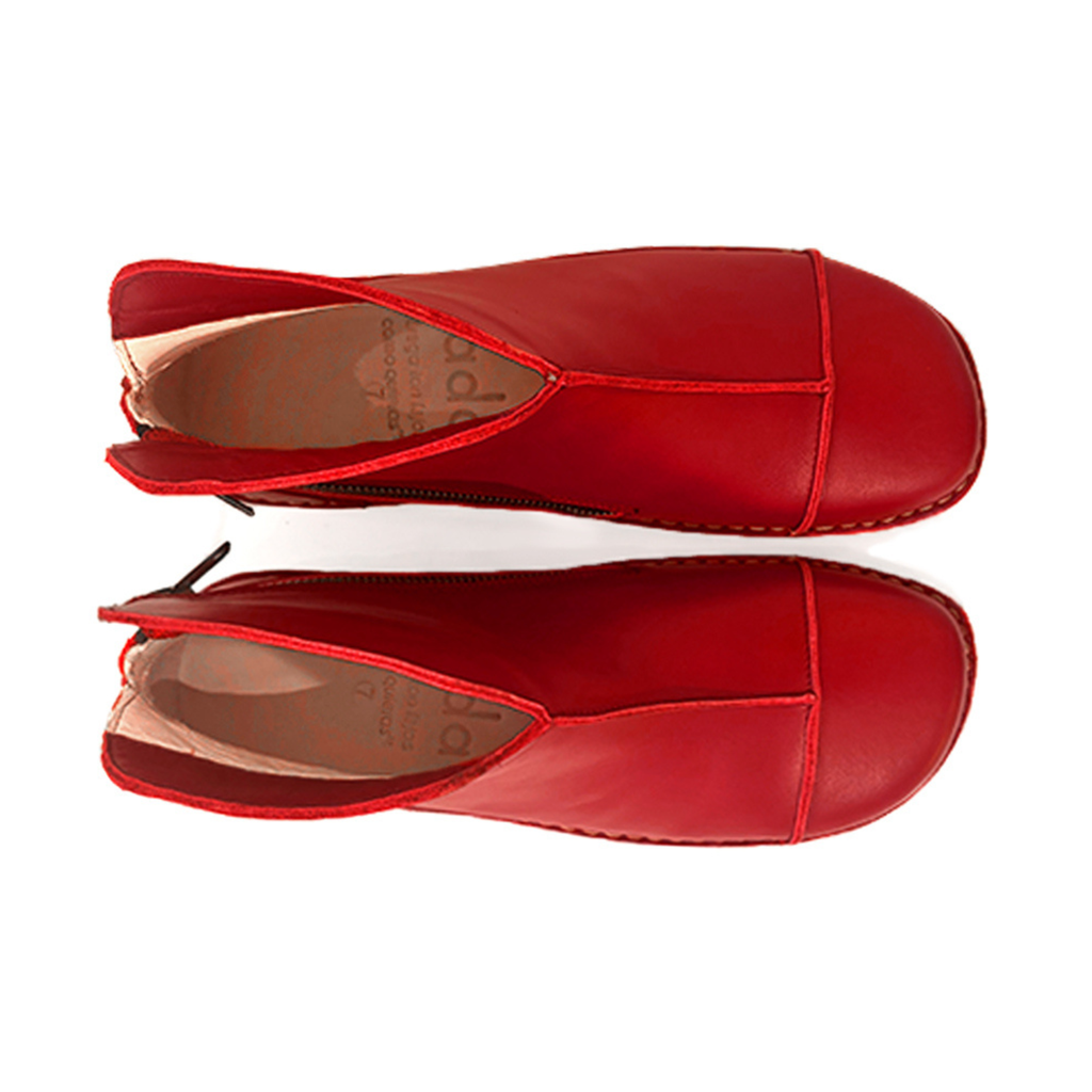 Botín Rhino Mujer Rojo Italiano