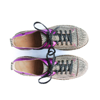 Zapato Kutsu Mujer Jaspe y Morado