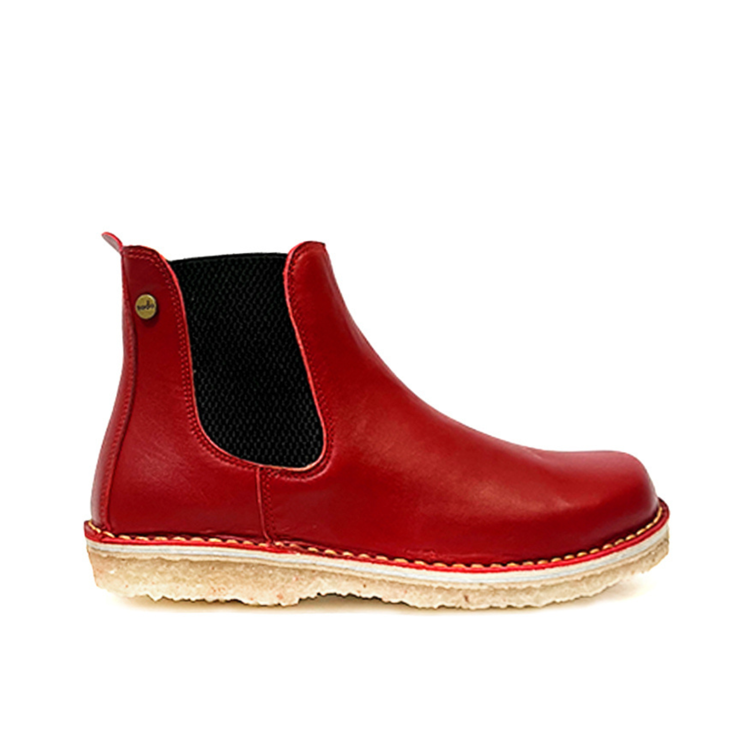 Botín Beat Mujer Rojo Italiano