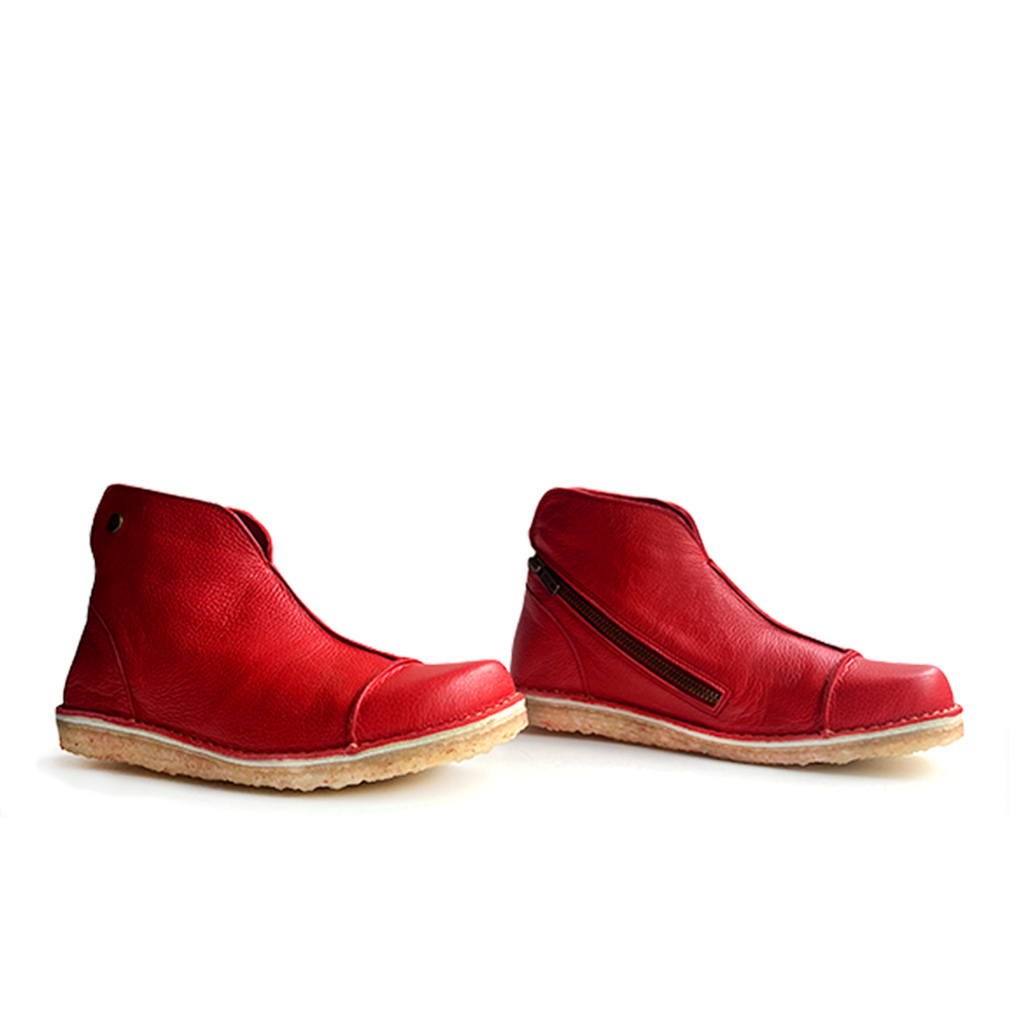 Botín Rhino Mujer Rojo Poro