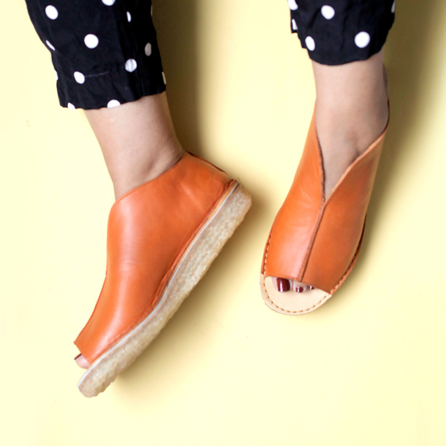 Sandalia Duo Naranja