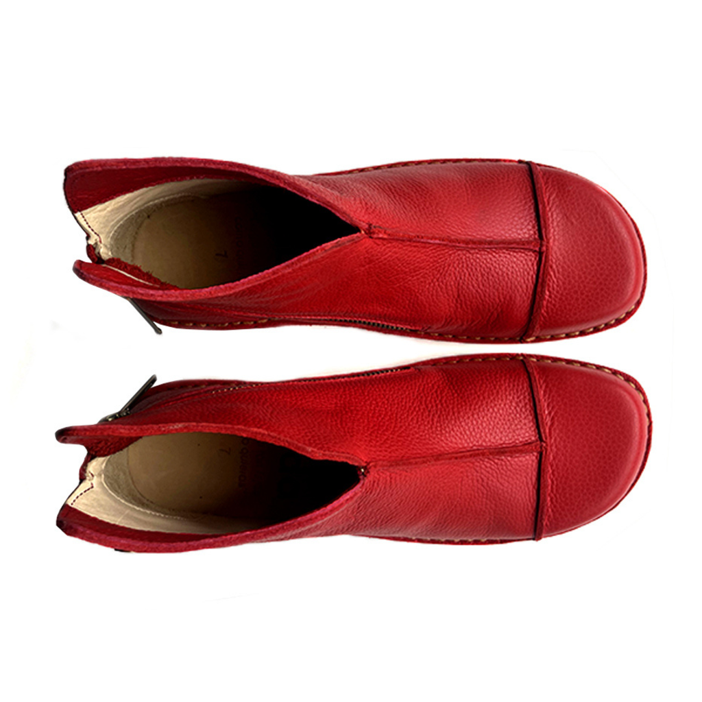 Botín Rhino Mujer Rojo Poro