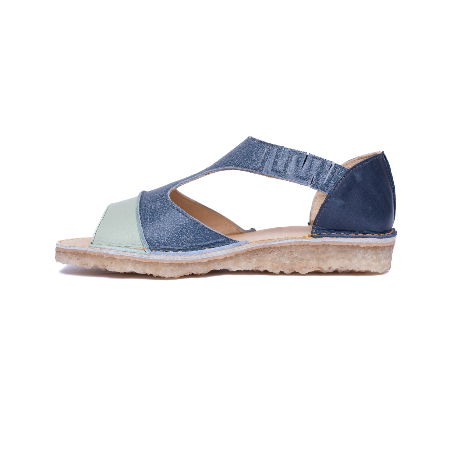 Sandalia Nina Menta Azul Cobalto
