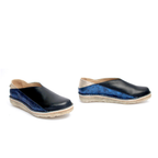 Zapato Mitsue Mujer Azul Metal