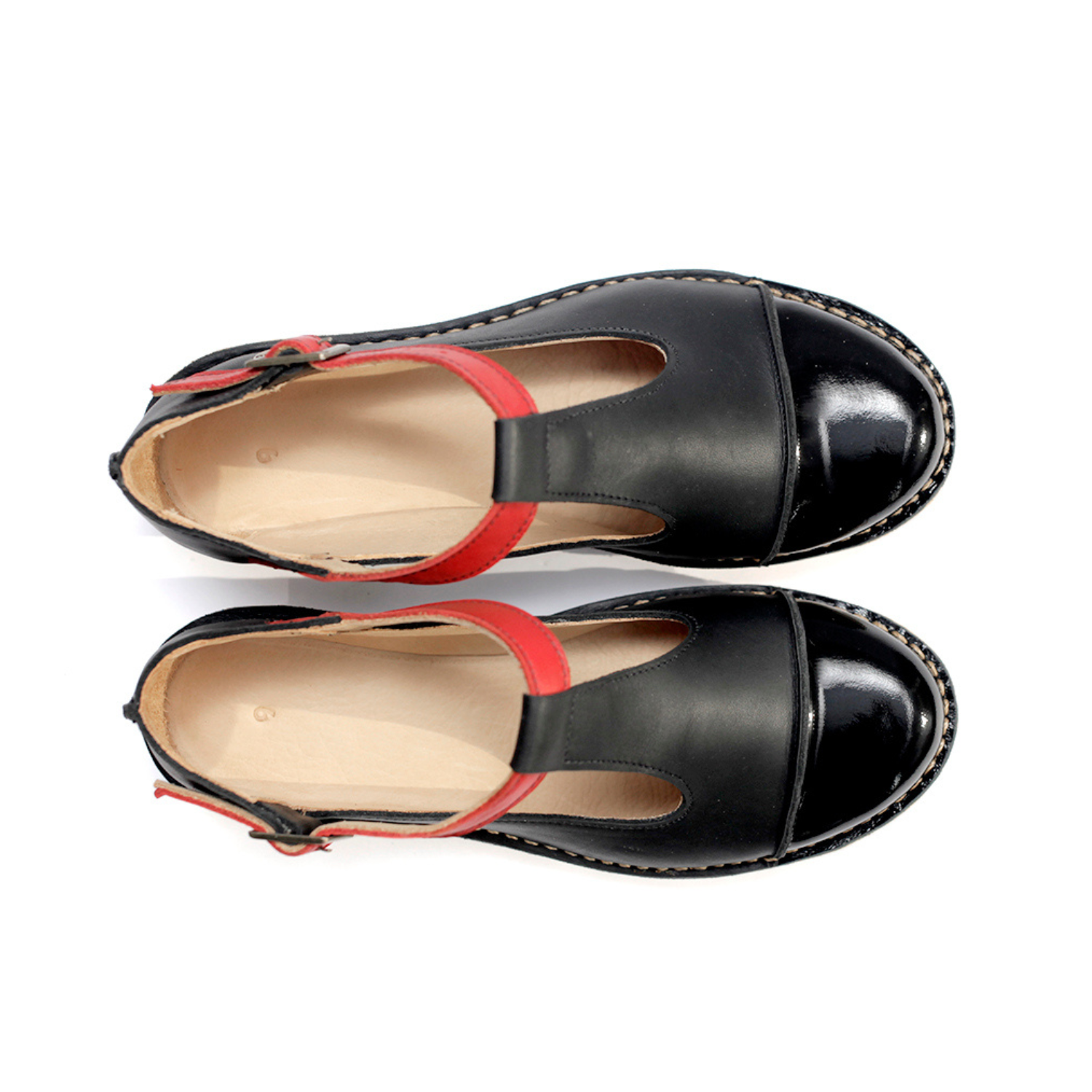 Zapato Gina Mujer Charol Negro