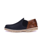 Zapato Fragata Mujer Negro Cera Tigre