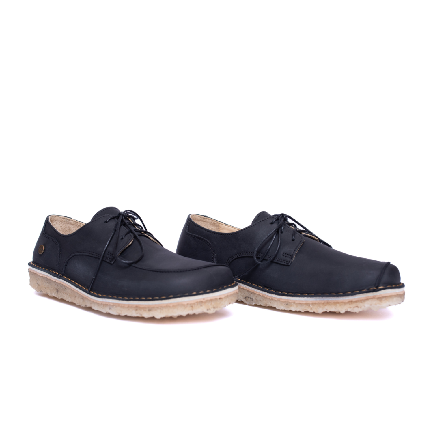 Zapato Folke Mujer Negro Cera