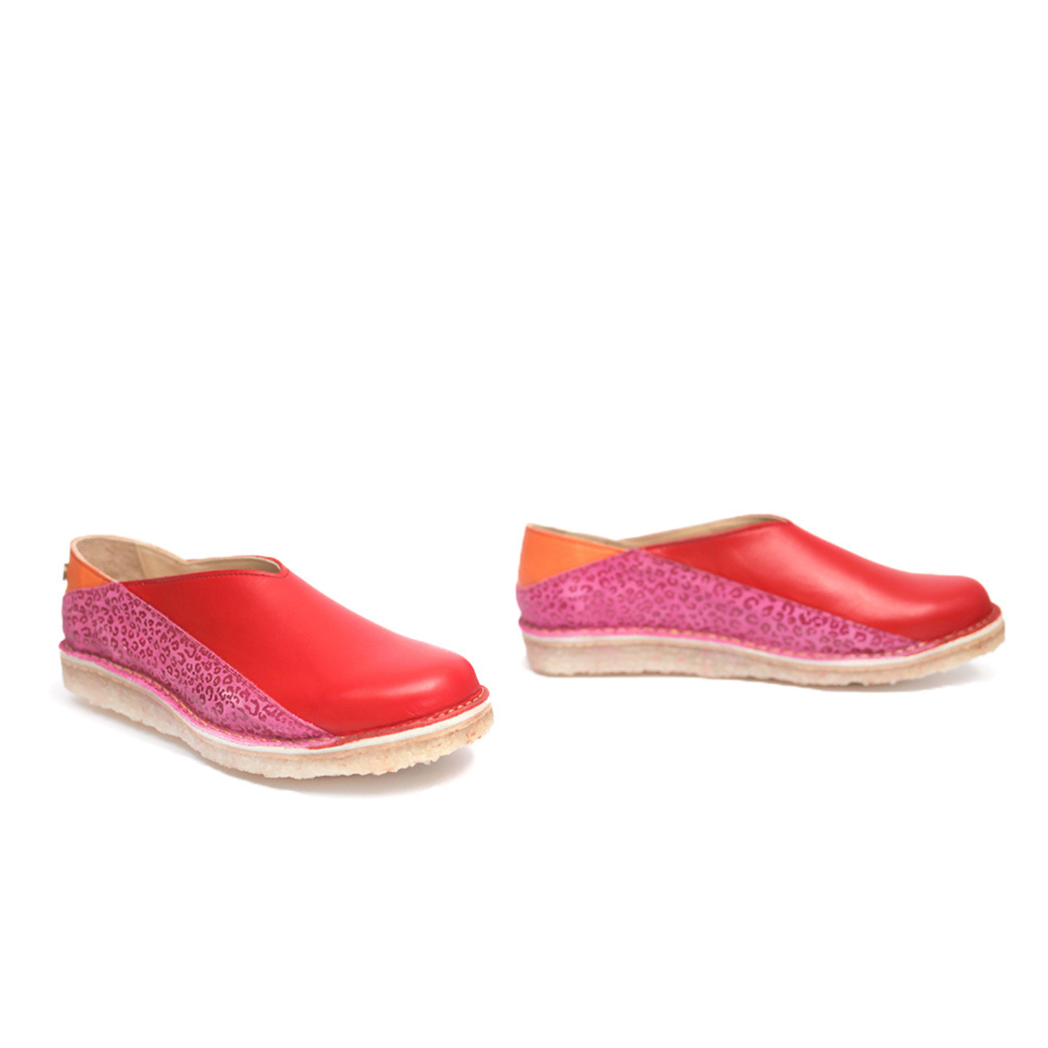 Zapato Mitsue Mujer Rojo y Fucsia