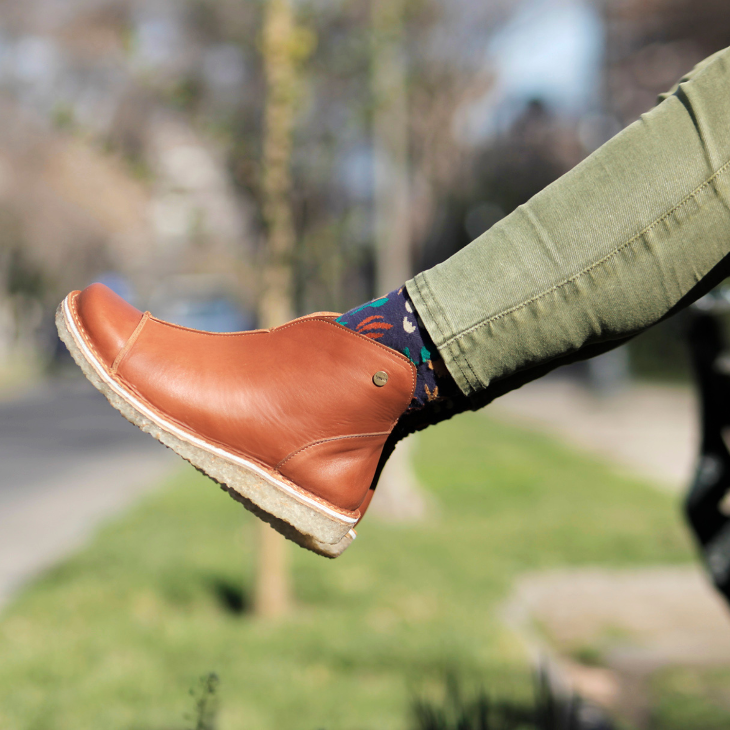 Botín Rhino Mujer Caramelo