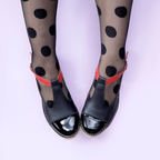 Zapato Gina Mujer Charol Negro