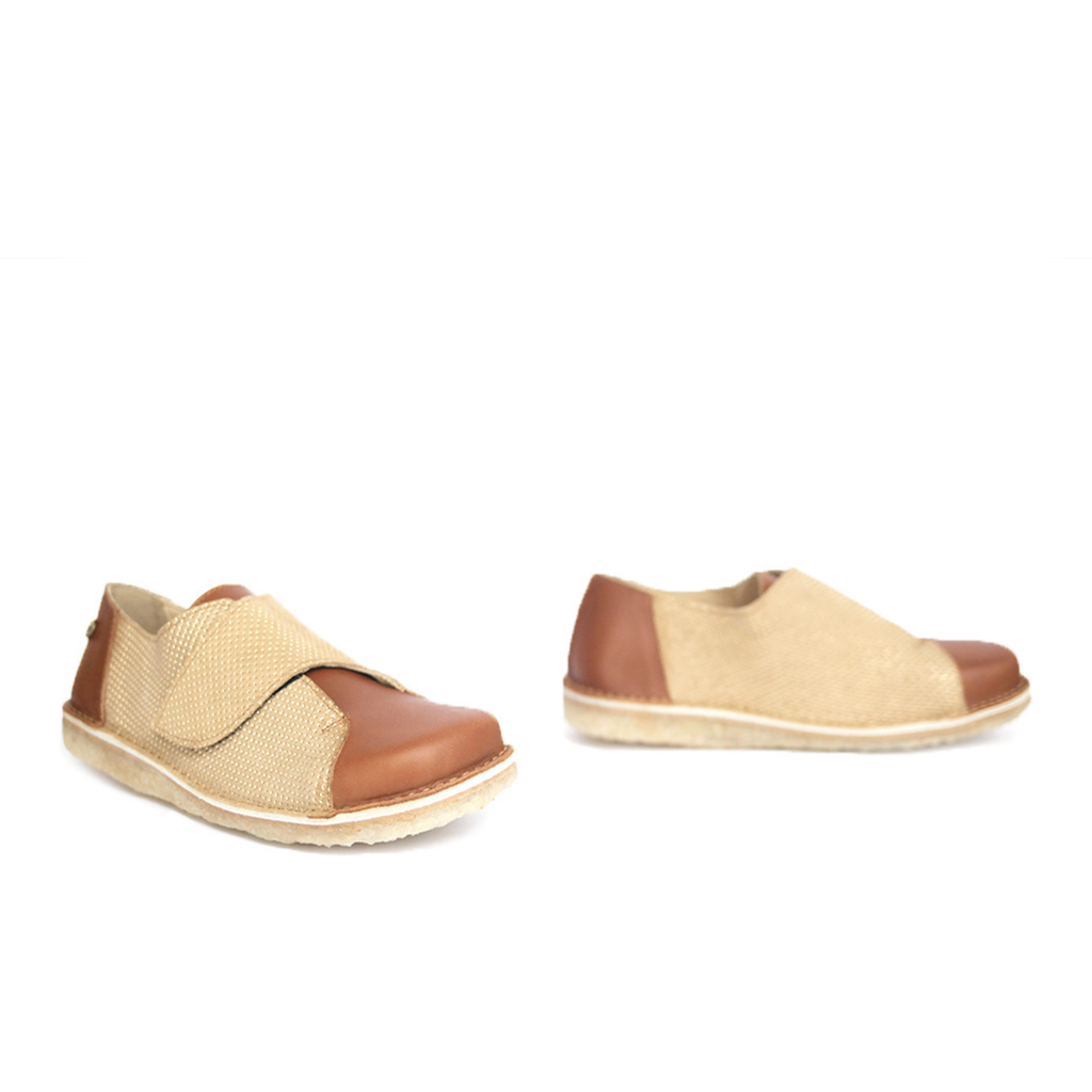 Zapato Arno Mujer Caramelo - Puntos Oro